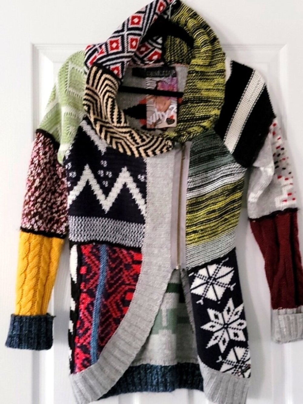 Desigual Sweater Cardigan Jacket Size Small
